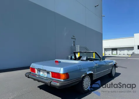 1987 Mercedes-Benz 560 Sl из США, поврежденный, VIN WDBBA48D0HA065066